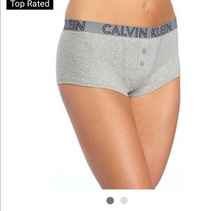 Calvin Klein Ultimate Cotton Boyshort - Gray